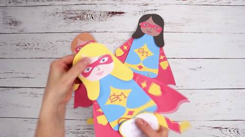 Superhero mother's day craft shop