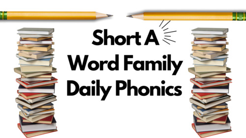 Preview of Daily Phonics: Short A Word Family Follow Along