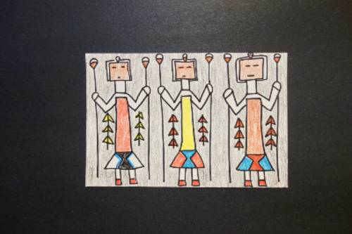 Preview of Let's Draw a Navajo Yei Weaving!   (Holy Beings - Navajo Culture)