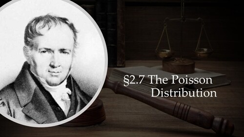 Preview of 2.7 The Poisson Distribution