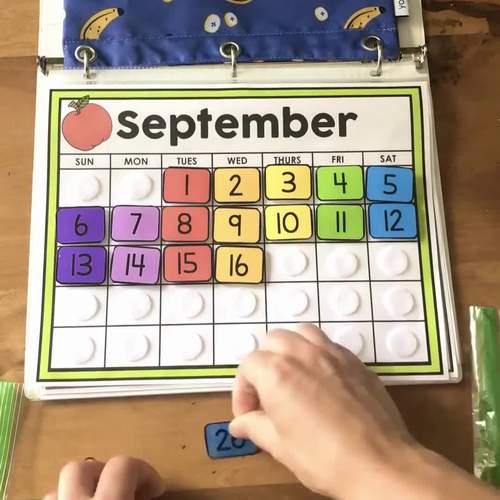 Interactive Morning Calendar Binder by Girlfriends' Guide to Teaching