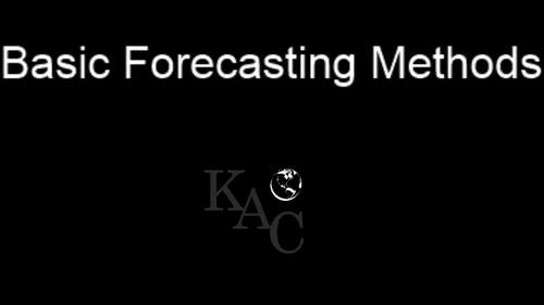 Preview of Easy Analytics: Basic Forecasting Video