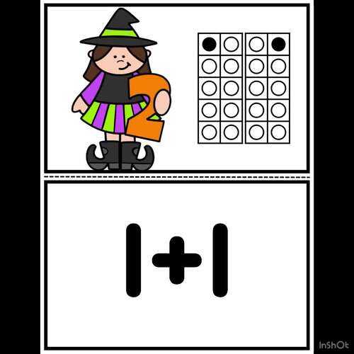 1st Grade Math Center | Halloween Matching Practice Cards | Doubles Facts