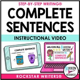 Complete Sentences - Subjects and Predicates VIDEO for Sen