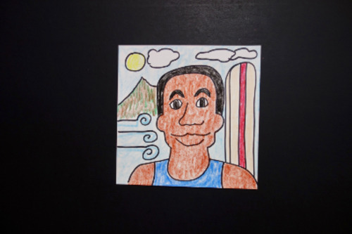 Preview of Let's Draw Duke Kahanamoku! (Father of Modern Surfing) AAPI