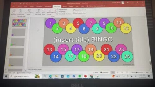 Editable BINGO PowerPoint Template by The Engaging Math Teacher TPT