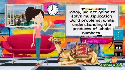 Preview of Distance Learning - Solving Multiplication Word Problems
