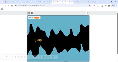 Cave Diving Coding Project – Scratch Game Design Activity for Beginners