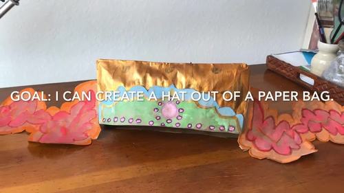 Preview of I can create a hat out of a bag.
