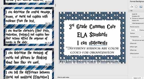 Wizarding - 3rd Grade Common Core - I Can Statements | TPT
