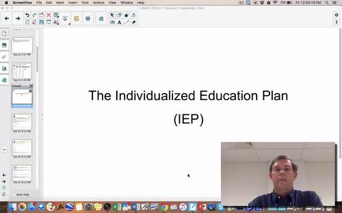 Preview of Compiling, Navigating, and Understanding An Individualized Education Plan (IEP)