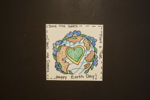 Preview of Let's Draw an Earth Day Square!