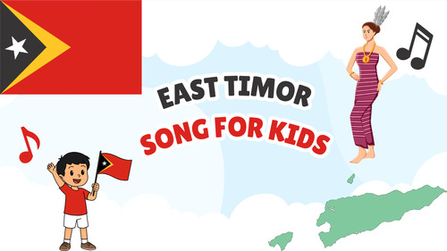 Preview of East Timor Song for Kids | Timor-Leste | Asia Geography Music Video + Lyrics PDF