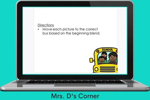 Beginning Letter Blends Digital Activity | Distance Learning by Mrs Ds ...