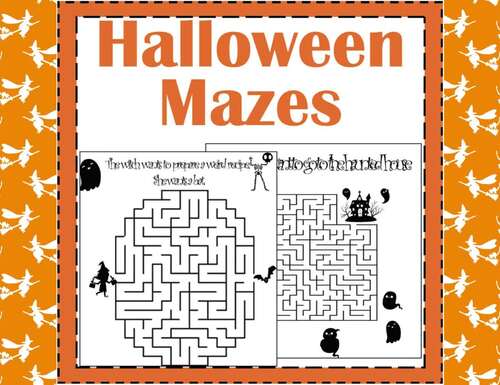 Halloween Mazes – 30 Printable Puzzle Games for Kids by Great Kids ...