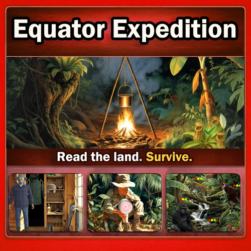 Preview of Equator Quest: Tropical Rainforest Biome Survival & Biodiversity