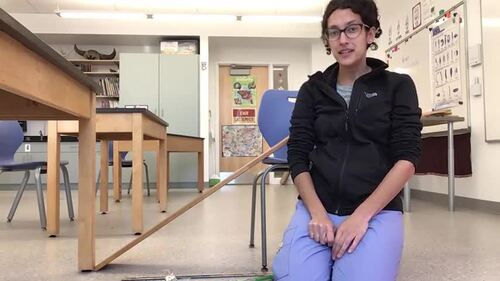 Preview of Inclined Plane/Ramp Worksheet and Video Demonstration