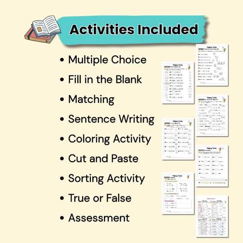 Helping Verbs Worksheets | Am Is Are Activities with Video Lesson for ...