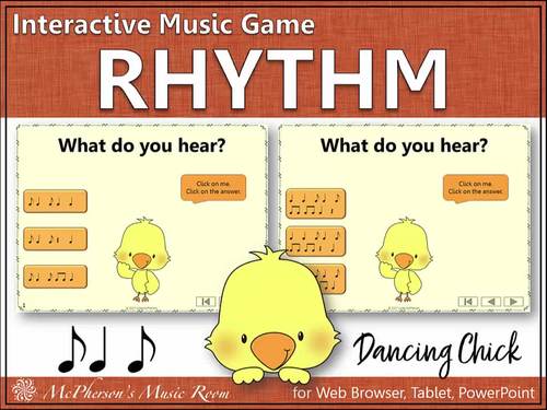 Spring Music | Syncopa Syncopation Interactive Rhythm Game {Dancing Chick}