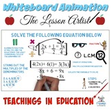 Equations (Fractions): Whiteboard Animation