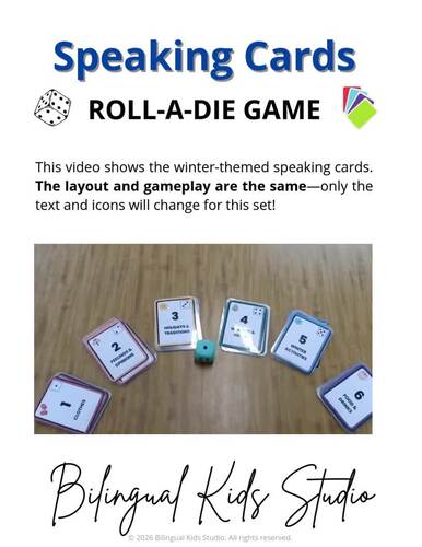 Before Easter Break Speaking Cards | Spring Fun Roll a Die Game ...