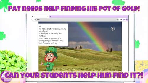 St. Patrick's Day Math Digital Escape Room | Solving One Step Equations