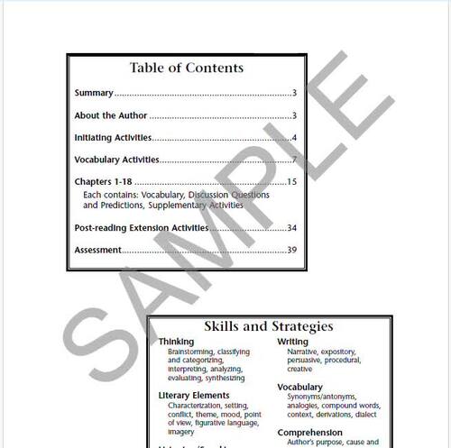By the Great Horn Spoon! Novel Units® Teacher Guide Novel Study | TPT
