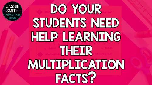 Multiplication on a Number Line Multiplication Facts Fluency Practice Multiples