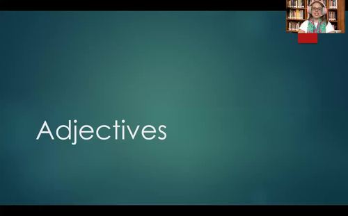 Preview of Adjectives Video