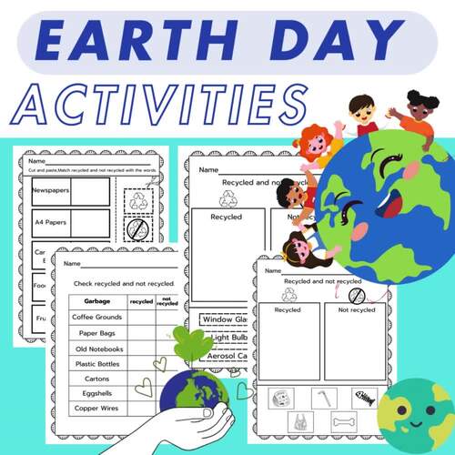 Recycle Sort - Recycling Activity - Earth Day Activities | Earth Day ...