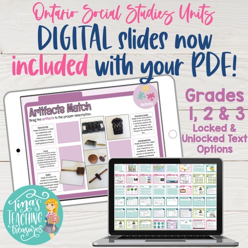 Social Studies Digital Updates! (Included with PDFs! Re-download now!)