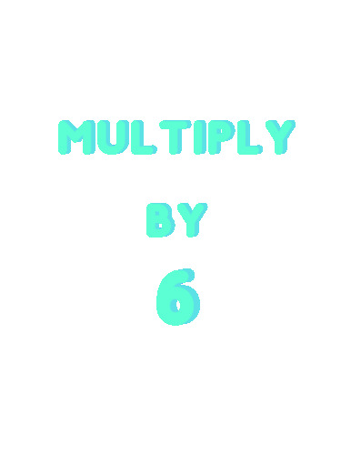 Preview of In 3.45 minutes Your Kid Will be Smarter in Math. Multiply by 6