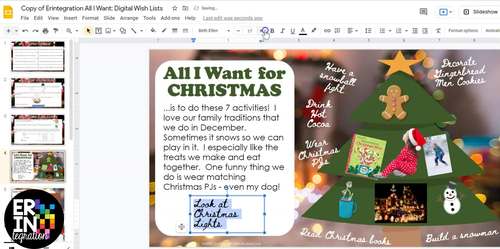 A christmas discount wish list