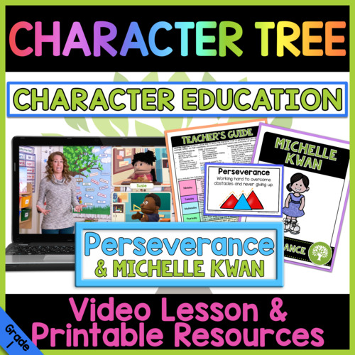 Preview of Perseverance & Michelle Kwan | Character Education Video Lesson