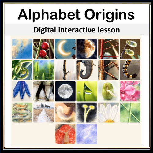 Preview of Alphabet Origins | How Letters Began & Symbol Matching Digital Activity