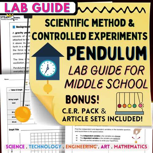 Pendulum Lab for Middle School! PLUS Variables Posters and Article ...