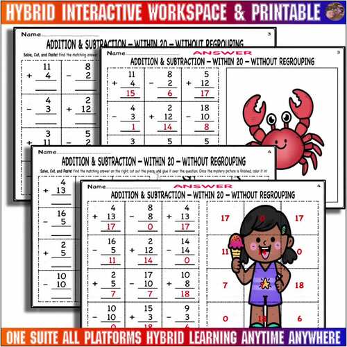 Complete Math Story Problems Big Bundle|Add Sub Word Problem All|July Pict Color