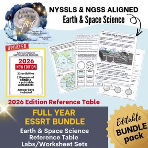ESSRT Page 4 - HR Diagram (2026 Reference Table NYSSLS) by Earth ...