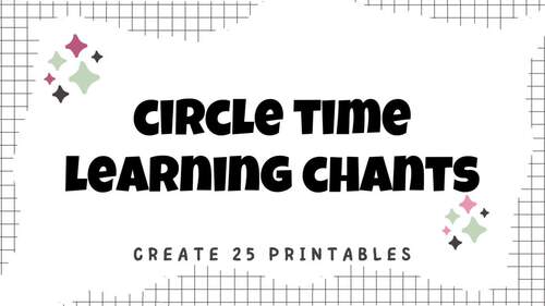 Circle Time Activities for Preschool and Kindergarten by Create 25 ...