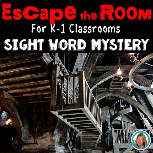 Preview of Escape Room Sight Word Mystery Video