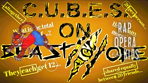 Preview of "Win It on Your Math Work!" CUBES Math Strategy for Word Problems Rap Song