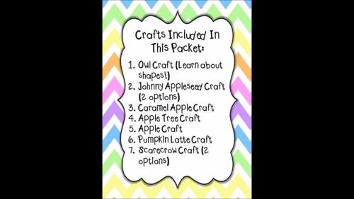 No Prep September Crafts by The Caribbean Teacher | TPT