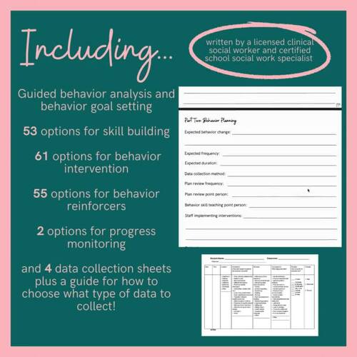 FBA/BIP Writing Bundle by Joyce LCSW | TPT