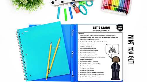 Martin Luther King Jr Day Activities MLK Reading Passage Writing Craft ...