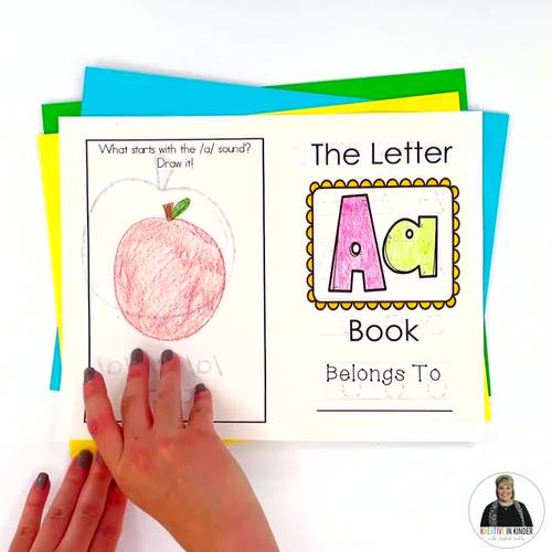 Alphabet Books ABC Practice PreK Kindergarten Back to School Phonics