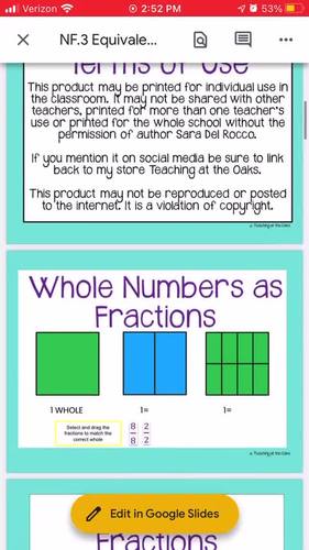 3rd Grade Fractions Google Slides Digital Lesson BUNDLE by Teaching at ...