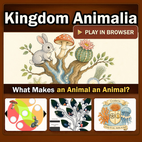 Animal Classification: Kingdom Animalia & Major Phyla Digital Activity