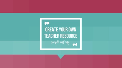 Preview of Create your own lesson plans! Easy to edit templates by YouCreate