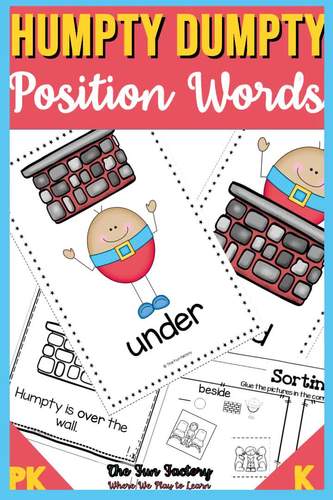 Positional Words Activities With Humpty Dumpty | Position Words | TpT
