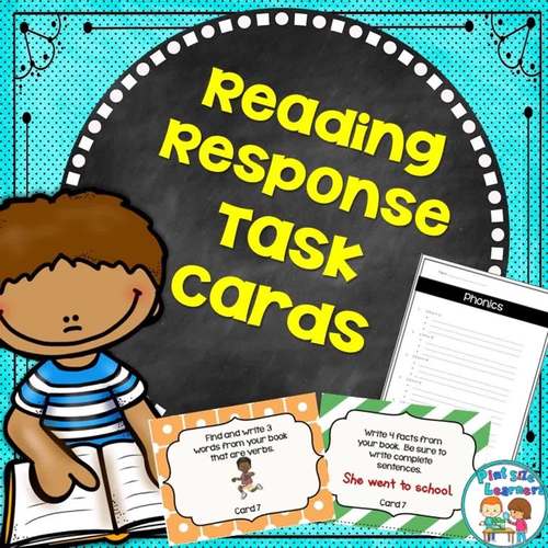 Distance Learning Reading Response Activities and Task Cards FOR ANY
